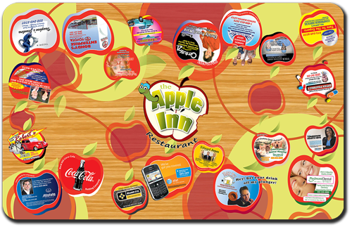 Custom Laminate� Advertising Table!